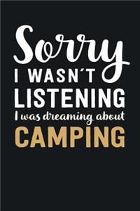I was Dreaming about Camping