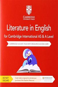 Cambridge International AS & A Level Literature in English Digital Teacher's Resource Access Card