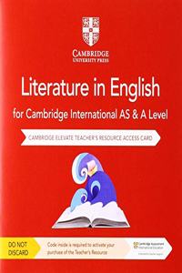 Cambridge International as & a Level Literature in English Digital Teacher's Resource Access Card