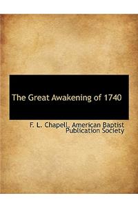 Great Awakening of 1740
