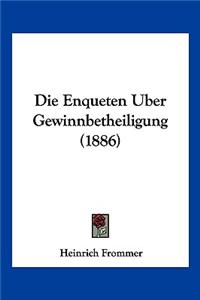 Enqueten Uber Gewinnbetheiligung (1886)