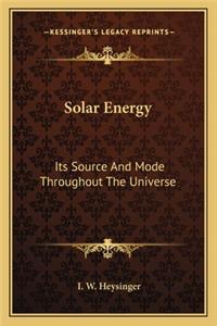 Solar Energy