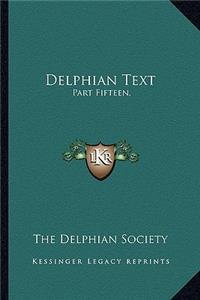 Delphian Text