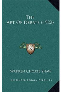 The Art of Debate (1922)