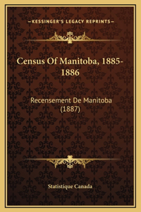 Census Of Manitoba, 1885-1886