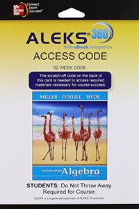 Aleks 360 Access Card (52 Weeks) for Intermediate Algebra (Softcover)