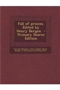 Lydgate's Fall of Princes, Part IV (Bibliographical Introduction, Notes and Glossary)