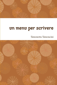 Menu per Scrivere