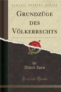 GrundzÃ¼ge Des VÃ¶lkerrechts (Classic Reprint)