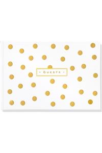 Guest Book Gold Dots