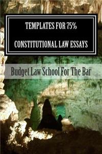 Templates for 75% Constitutional Law Essays: Constitutional Law Hypos Pose the Question: Has a Government Interfered with Someone's Constitutionally Protected Rights?