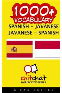 1000+ Spanish - Javanese Javanese - Spanish Vocabulary