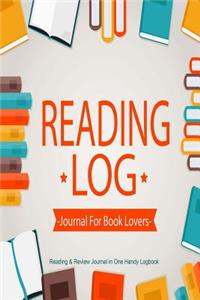 Reading Log Journal For Book Lovers