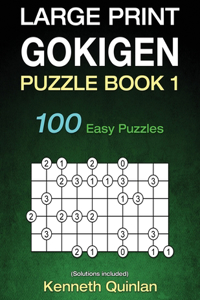 Large Print Gokigen Puzzle Book 1