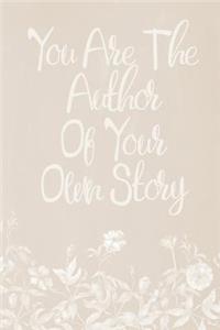 Pastel Chalkboard Journal - You Are The Author Of Your Own Story (Fawn)