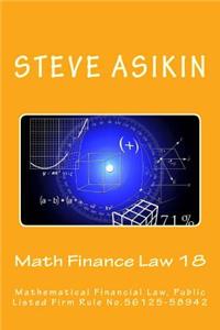 Math Finance Law 18