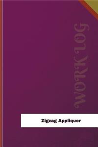 Zigzag Appliquer Work Log