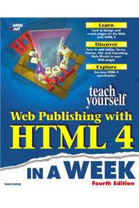 Sams Teach Yourself Web Publishing with HTML 4 in a Week, Fourth Edition