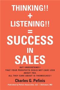 Thinking!! + Listening!! = Success in Sales