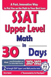 SSAT Upper Level Math in 30 Days