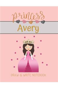 Princess Avery Draw & Write Notebook