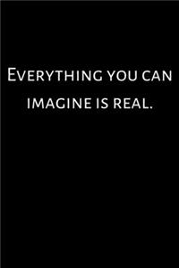 Everything you can imagine is real