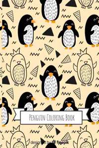 Penguins Coloring Book