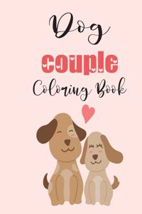 Dog Couple Coloring Book