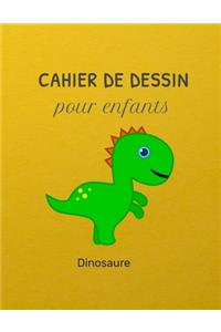 Cahier de dessin pour enfants Dinosaure