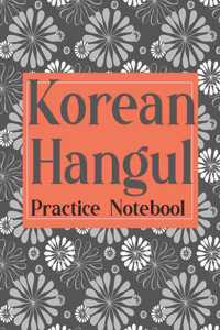 Korean Hangul Practice Notebook