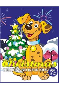 Christmas Coloring Book for Kids Ages 8-12