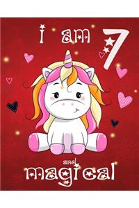unicorn journal i am 7 and magical