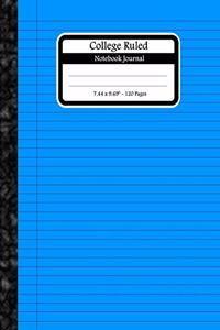 College Ruled Notebook Journal