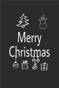 Merry Christmas and happy new year journal notebook