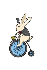 Sporty Rabbit Bike Notebook