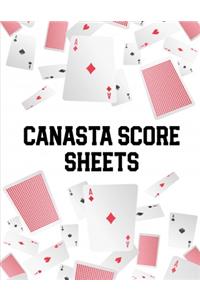 Canasta Score Sheets