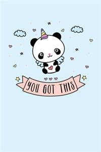 Pandicorn Unicorn Panda Journal