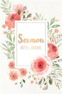 Sermon Notes Journal