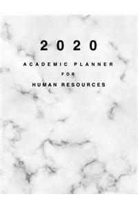 2020 Academic Planner for Human Resources