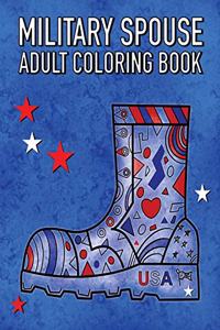 Military Spouse Adult Coloring Book