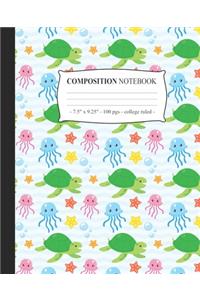 COMPOSITION NOTEBOOK College Ruled