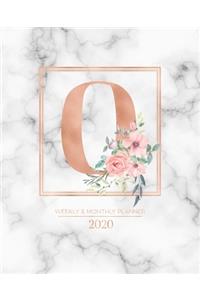 Weekly & Monthly Planner 2020 O