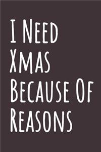 I Need Xmas Because Of Reasons