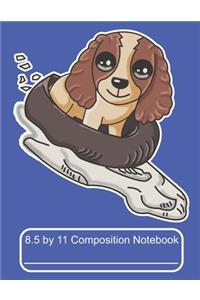 8.5 by 11 Composition Notebook