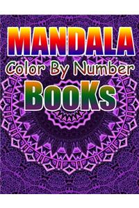 Mandala Color by Number Books