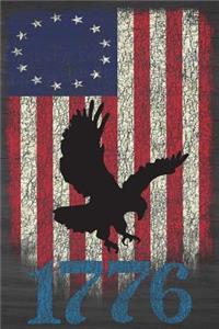 Betsy Ross American Flag Notebook
