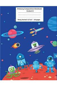 Primary Composition Notebook Grades K-2 Story Journal