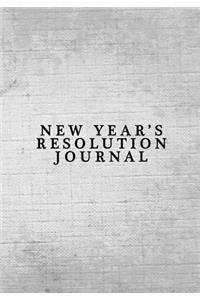 New Years Resolution Journal