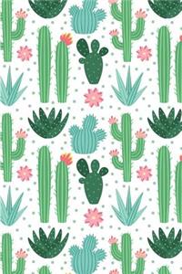 Cactus Lined Notebook