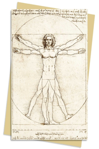 Leonardo Da Vinci: Vitruvian Man Greeting Card Pack